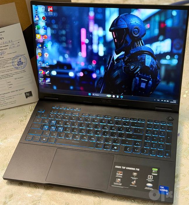 Игровой ноутбук ASUS TUF F16 i7-14650HX/ОЗУ 16гб/RTX5050 8гб/SSD 512гб