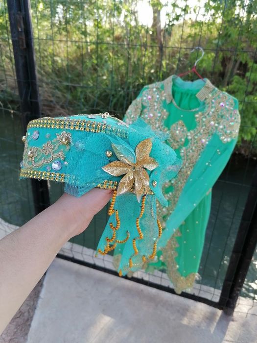 Ansambl kelin sarpo ko'ylak to'y libosi