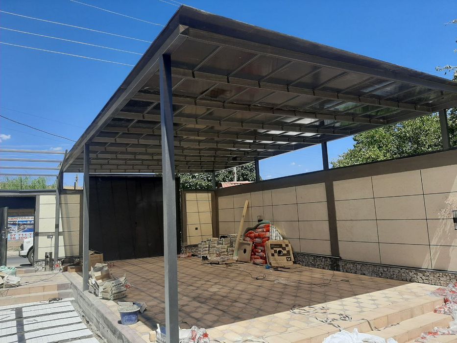 Навесы Козырки разного типа | От производителя!