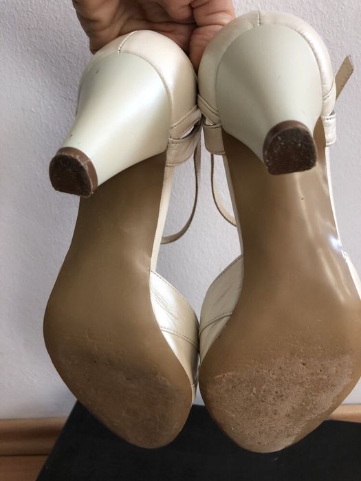 Pantofi alb crem, Condur by Alexandru, 38