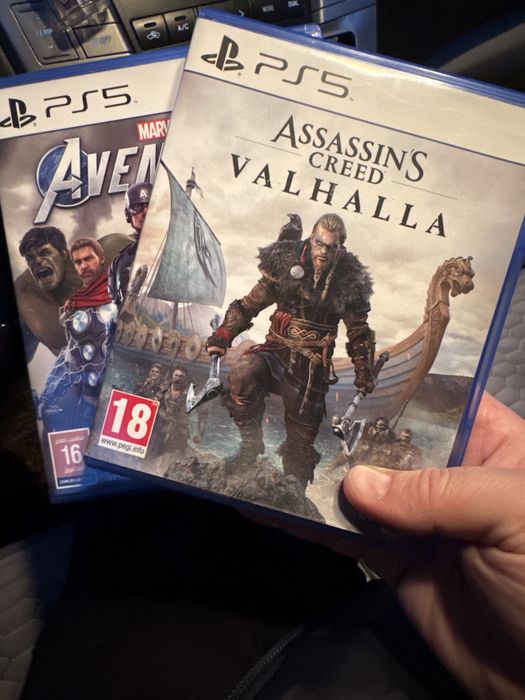 Обменяю игры на PS5 Assasins Cr Valgalla и Avengers
