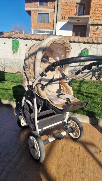 Lorelli Комбинирана количка KARA 2in1 /Въздушни гуми/Beige