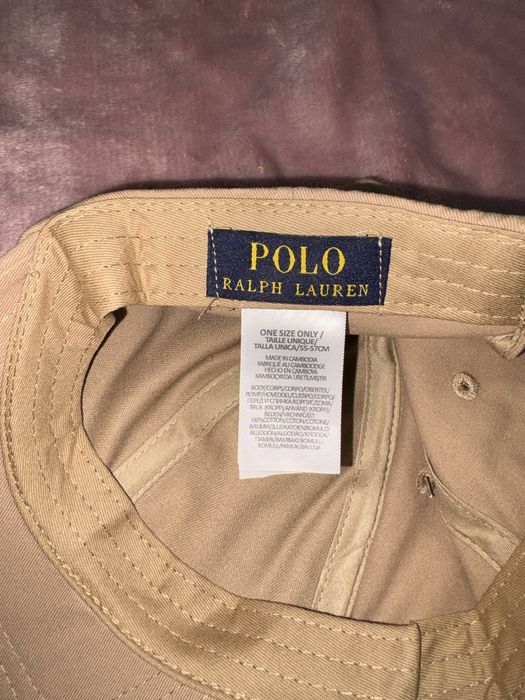 Sapca Polo Ralph Lauren Bej Maro Noua Nepurtata
