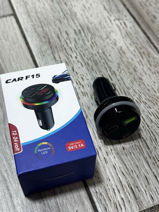 Modulator auto cu Bluetooth/ lumini led