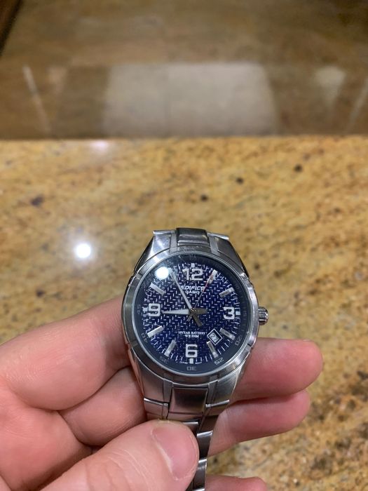 Casio EF-125, 10г. батерия, WR100 m