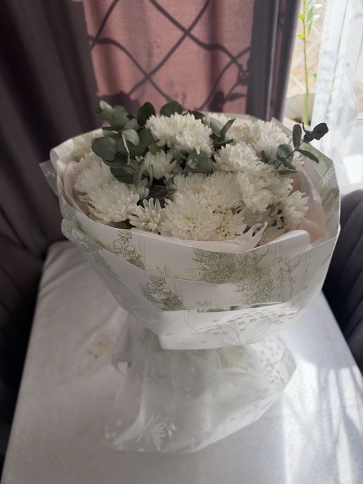 Букет из хризантем