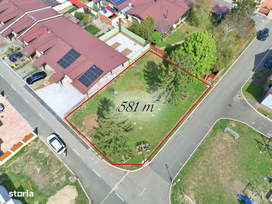 Teren intravilan 581 mp în cartierul Verde, Arad
