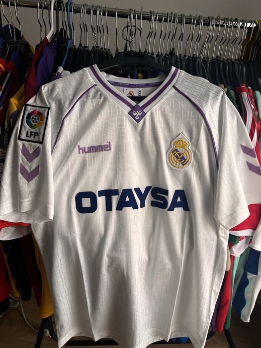 Tricou de fotbal Hummel Real Madrid Hagi 10 pe spate marime M