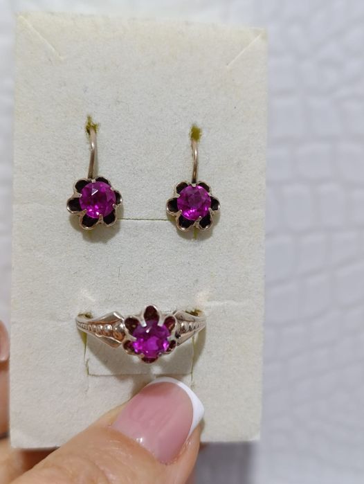 Советский набор, серебро 875 пробы