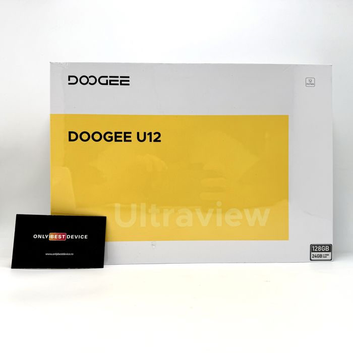 Tableta Doogee U12 Obsidian Black 24GB RAM 128GB Ultraview