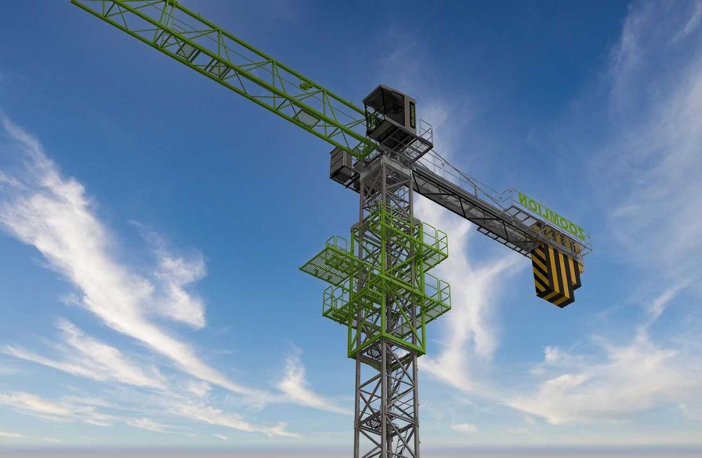 Башенный краны Zoomlion(БУ). В наличии 8т, 10т,12т