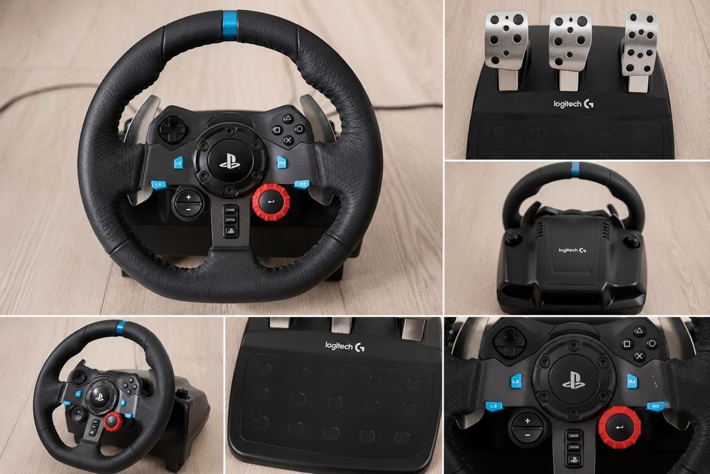 Volan Logitech G29 + Pedale – PS5 / PS4 / PS3 / PC – Stare foarte bună