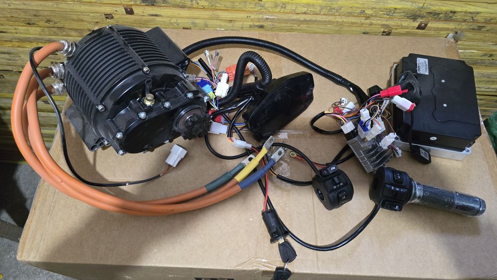 Комплект ел двигател 72V 10KW със скорости