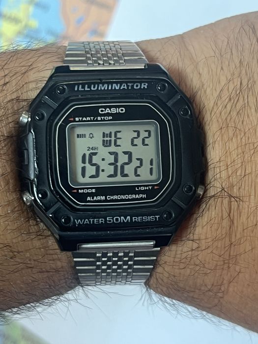Casio W218H negru
