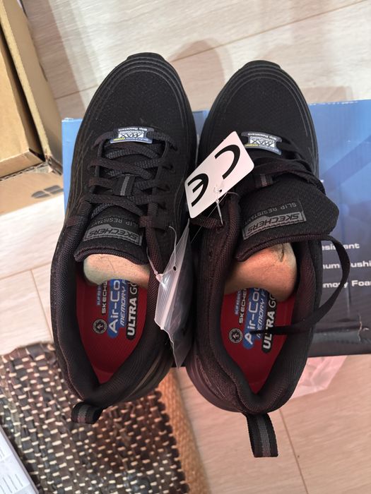Нови маратонки Skechers Work Max Cushioning Elite SR – дамски, антихлъзгащи