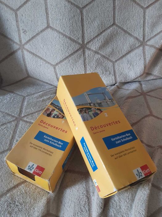 2 seturi cartonase limba franceza/ limba germana (Découvertes 1 & 2)