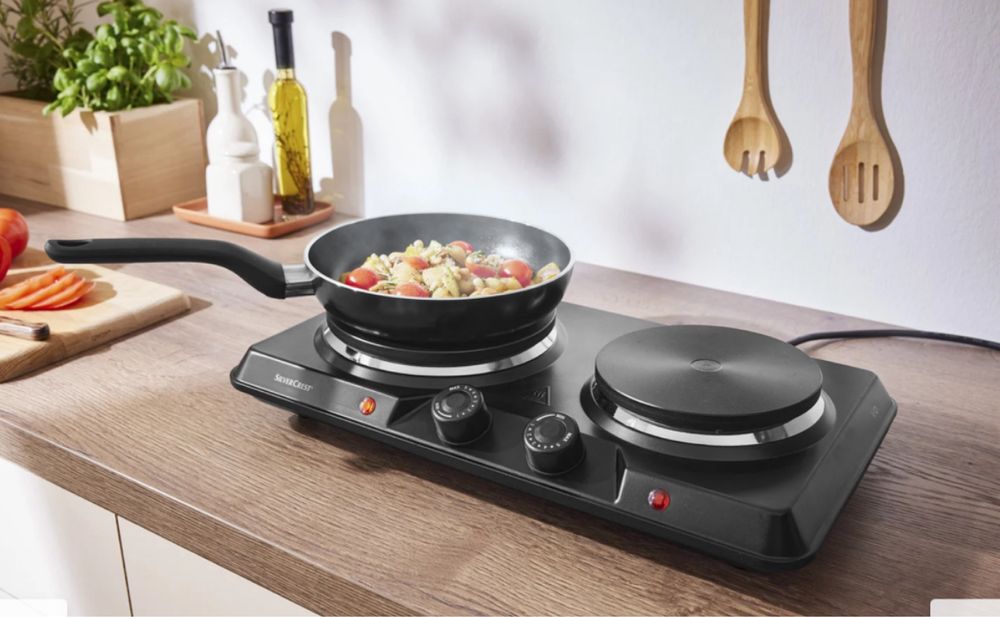 SILVERCREST Двоен котлон - 2500w - 18см и 15см