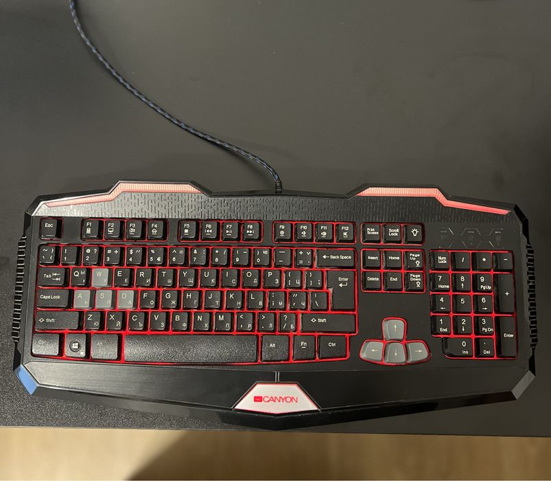 CANYON клавиатура с три подсветки