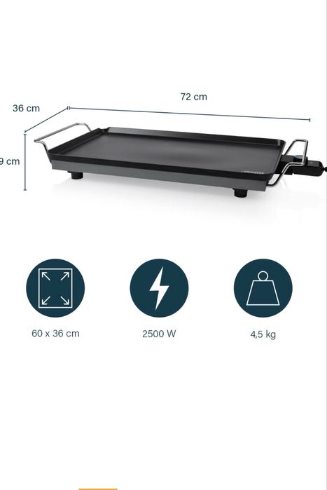 Plita electrica Princess Table Chef XXL