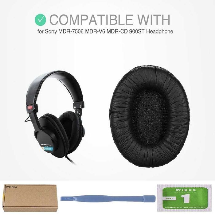 Set 2 bureti pentru casti Sony MDR-7506 / MDR-V6 / MDR-CD900ST