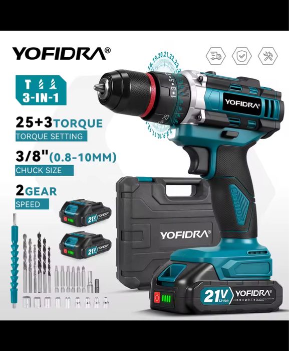 Bormasina yofidra 21v