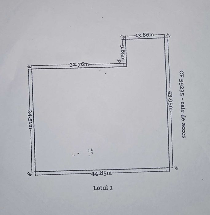 Teren extravilan in Curtesti 1700 metri