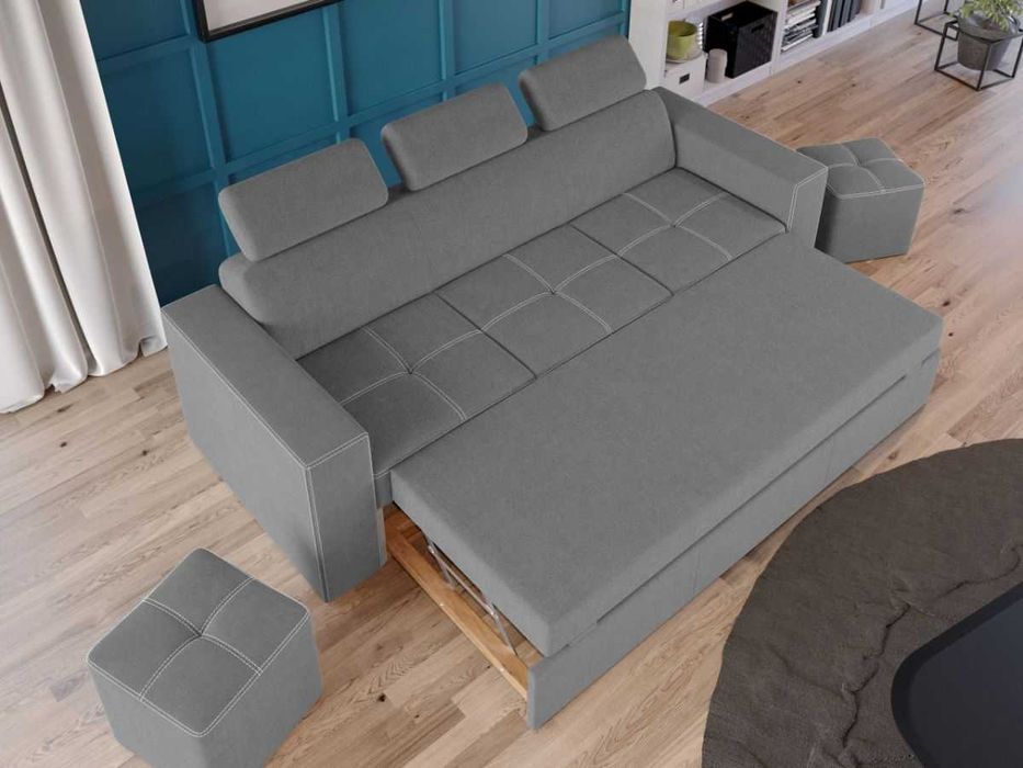 Canapea Paloma Gri Deschis - Transport Gratuit in 4-10 zile