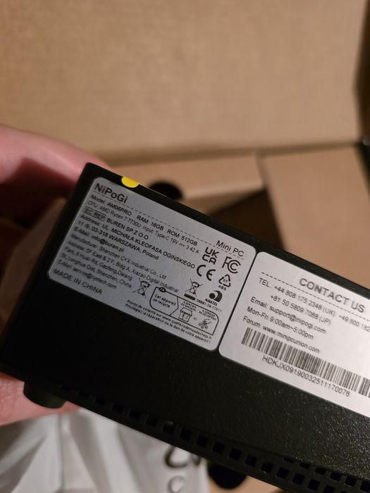 NiPoGi AM06 PRO Mini PC АMD Ryzen 7 7730U Up to 4.5GHz, 16GB 512GB SSD