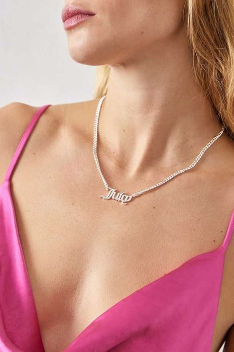 Juicy couture сребристо колие ново