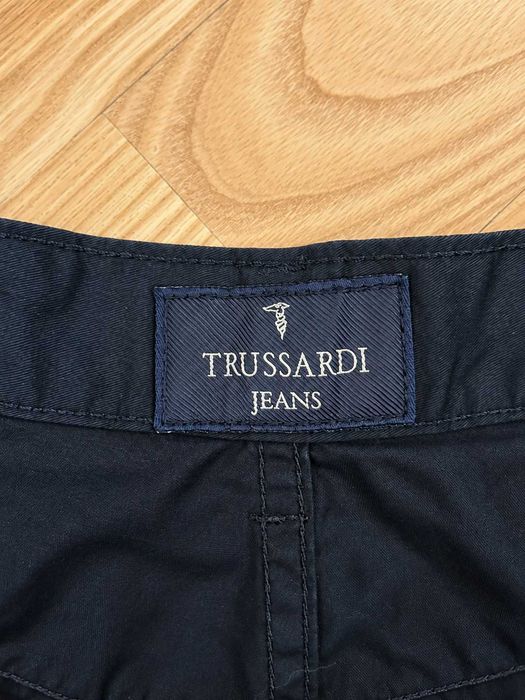 Pantaloni Chino Trussardi Jeans – Mărimea L – negri – 100% bumbac
