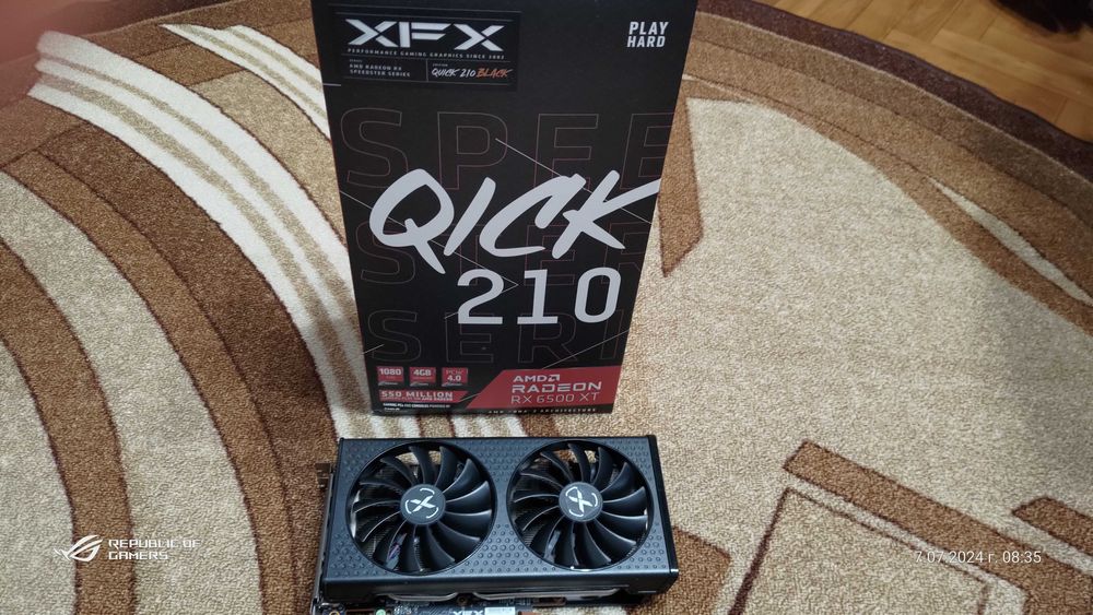 XFX Speedster QICK 210 AMD Radeon™ RX 6500 XT Gaming Graphics Card