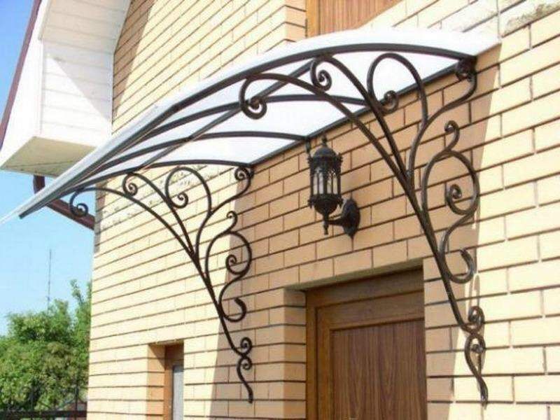 Навес козырек лавка