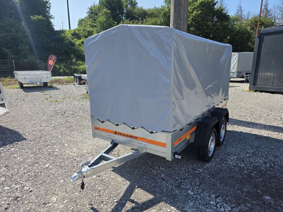 Remorca 750 kg cu prelata 264x126x130cm