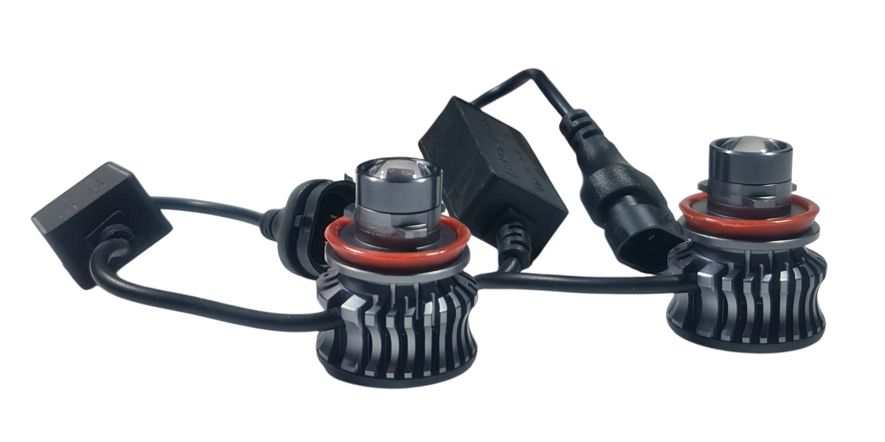 LED лазерни крушки Н11- Проекторни лещи, фарове за мъгла +200% светлин