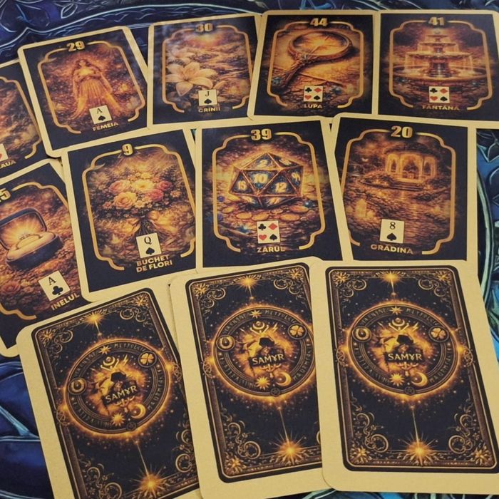 Tarot Lenormand Umbrele de Aur