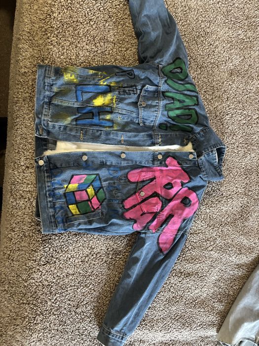 Дънково яке палто от две части