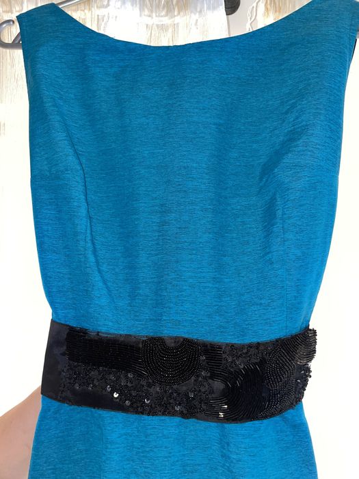 Rochie de seară, cu trenă sau cordon (2 moduri de purtare)