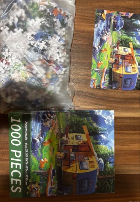 Пъзели от 1000 части и детски пъзел