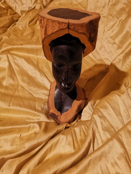 Абанос дърворезба Африка Руанда Първокласна на