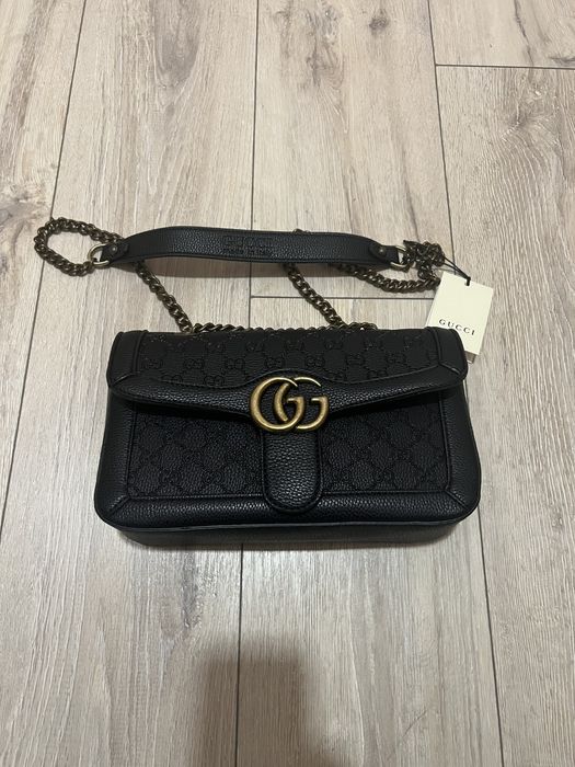 Кожена чанта Gucci