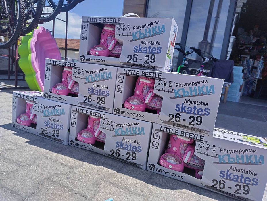 BYOX Детски кънки XS Little Beetle 26-29 Pinky Girl