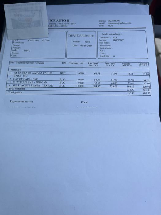 Kia picanto pret bun