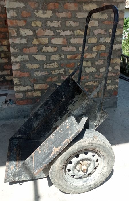 Строительная двухколесная тележка б/у (Курилиш арава)