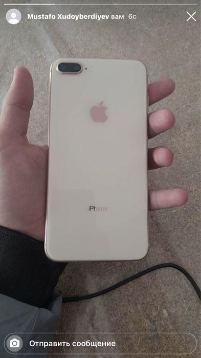 Iphone 8+ srochna naqtga sotiladi