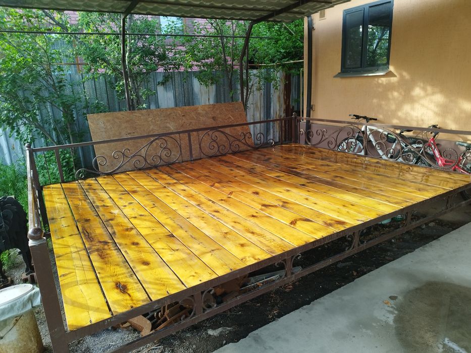тапчан металлический 3×4 разборный