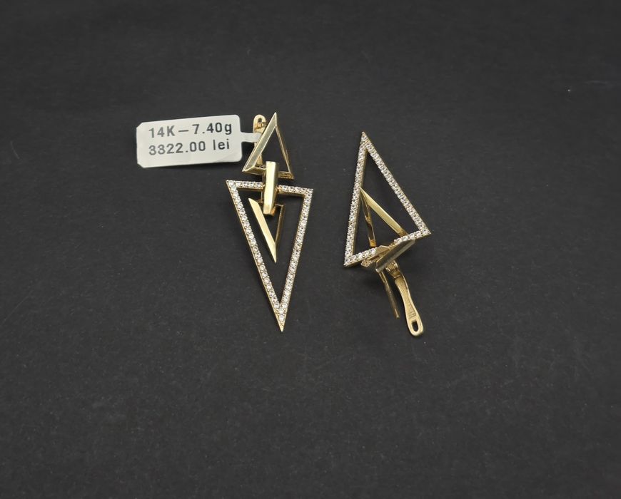 Cercei aur 14k 7.40gr