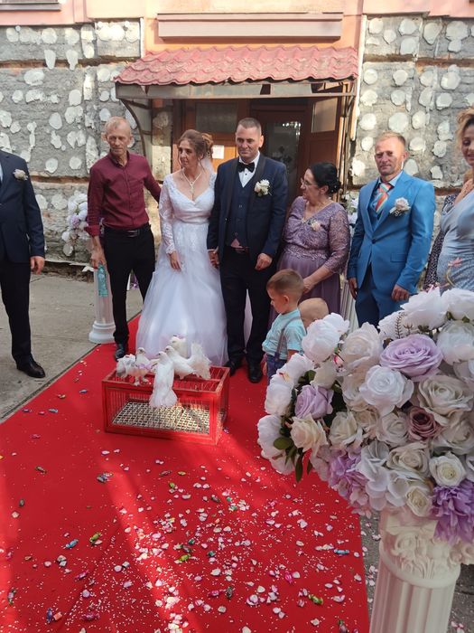 Porumbei albi pentru nunti Timișoara