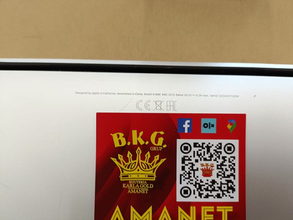 Macbook Pro A1990 Amanet BKG