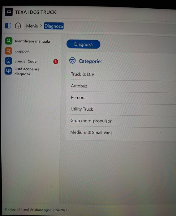 Diagnoza tester TEXA MULTIHUB autoturisme, camioane, utilaje, remorci