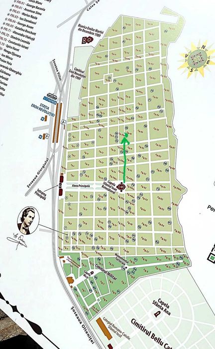 Vând Loc De Veci Cimitirul Bellu, 4 locuri cu cripte lângă Capela Centrală